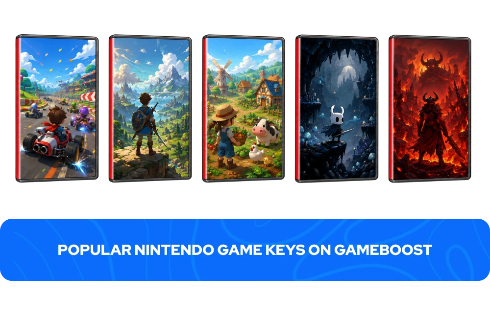 popularni nintendo igre ključevi na gameboost