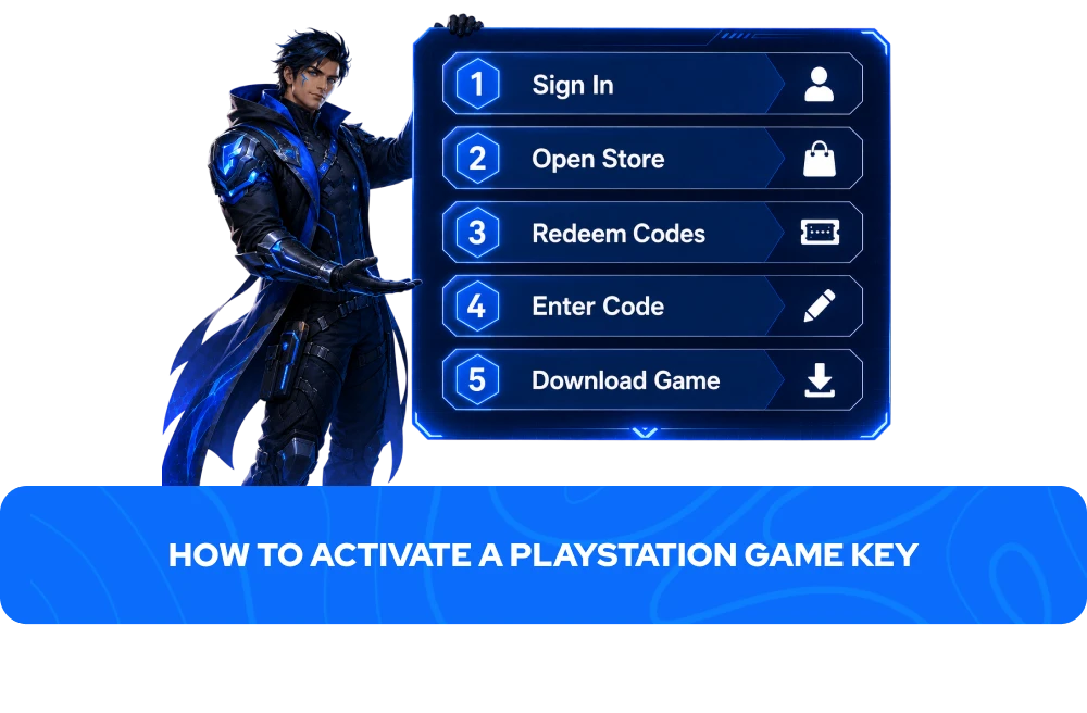 hvordan aktivere en playstation spillnøkkel