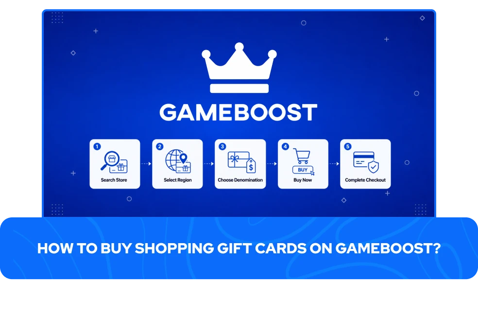 Sådan køber du gavekort til shopping på GameBoost