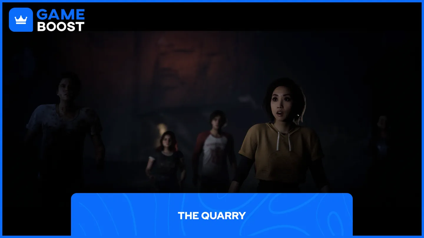 tangkapan layar karakter yang dapat dimainkan di The Quarry