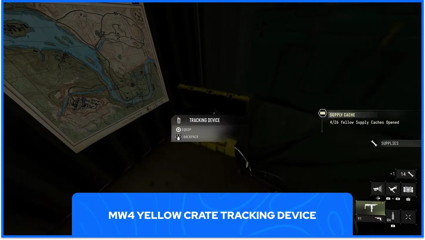 Yellow Crate Tracking Device
