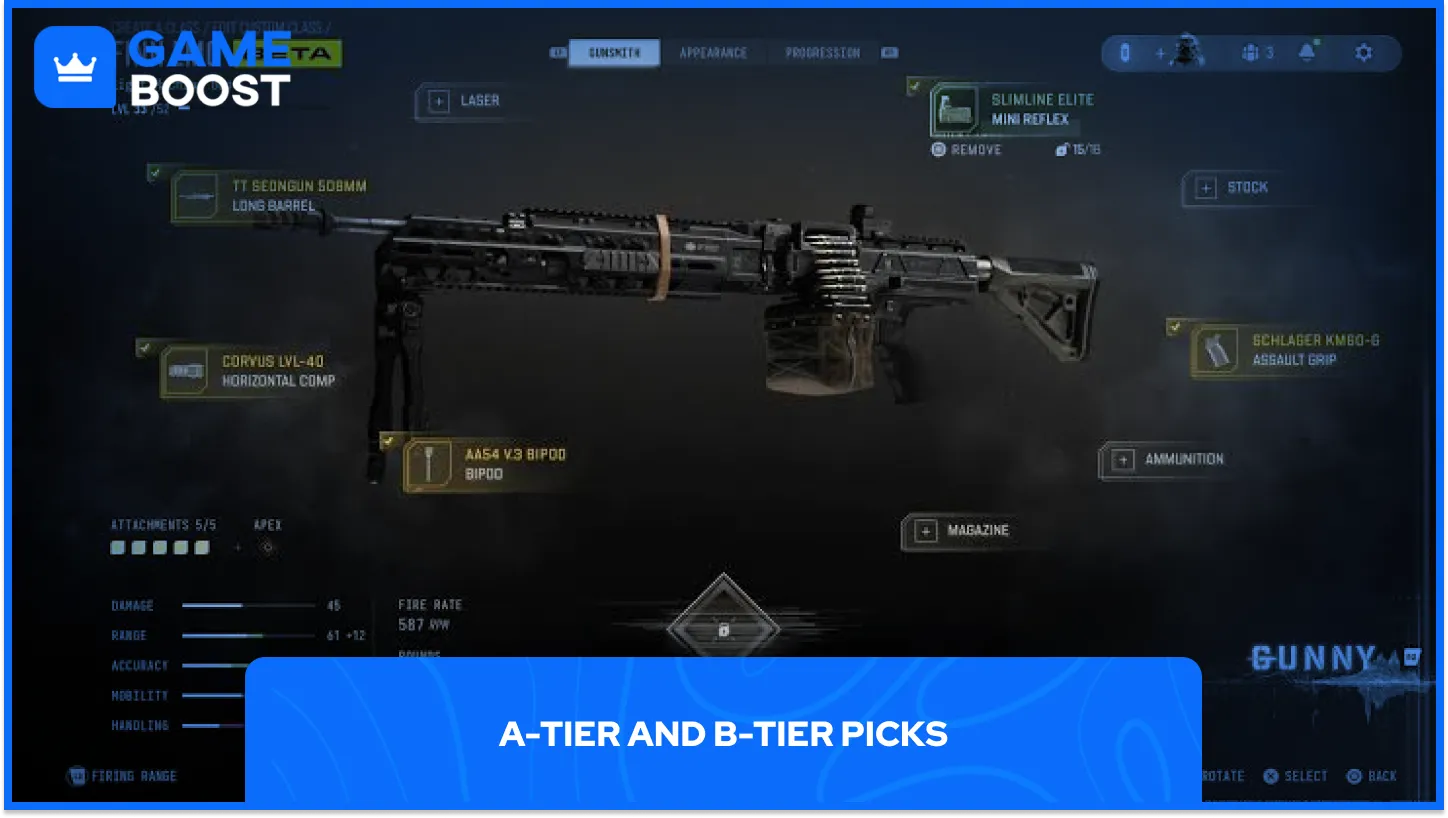 A-Tier and B-Tier Picks