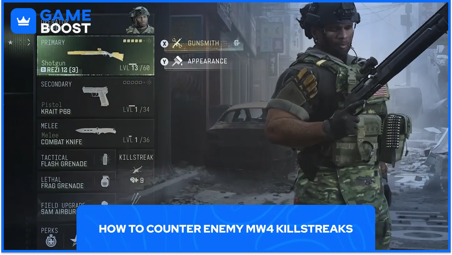Counter Enemy MW4 Killstreaks Loadout