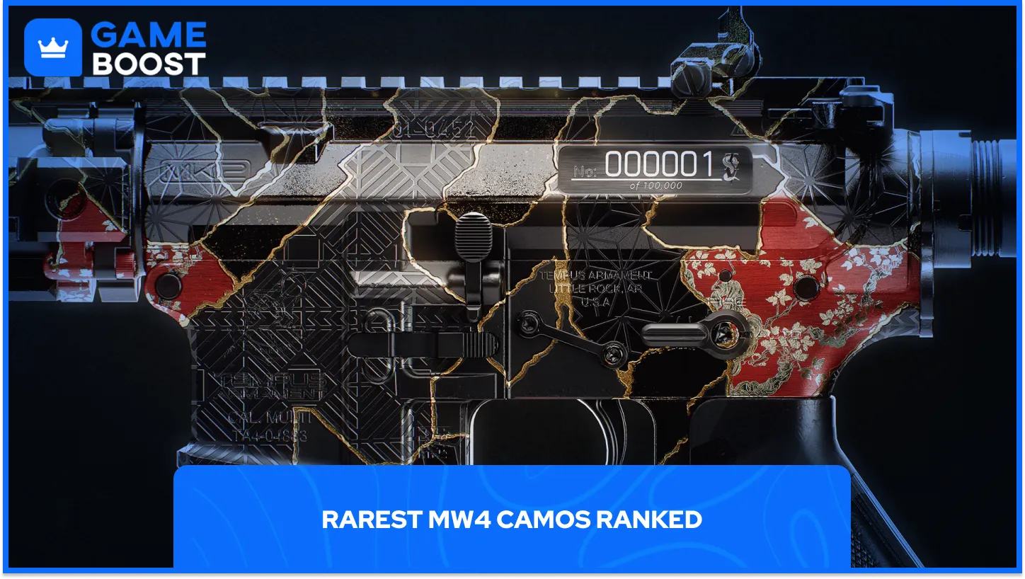 Rarest MW4 Camos Ranked