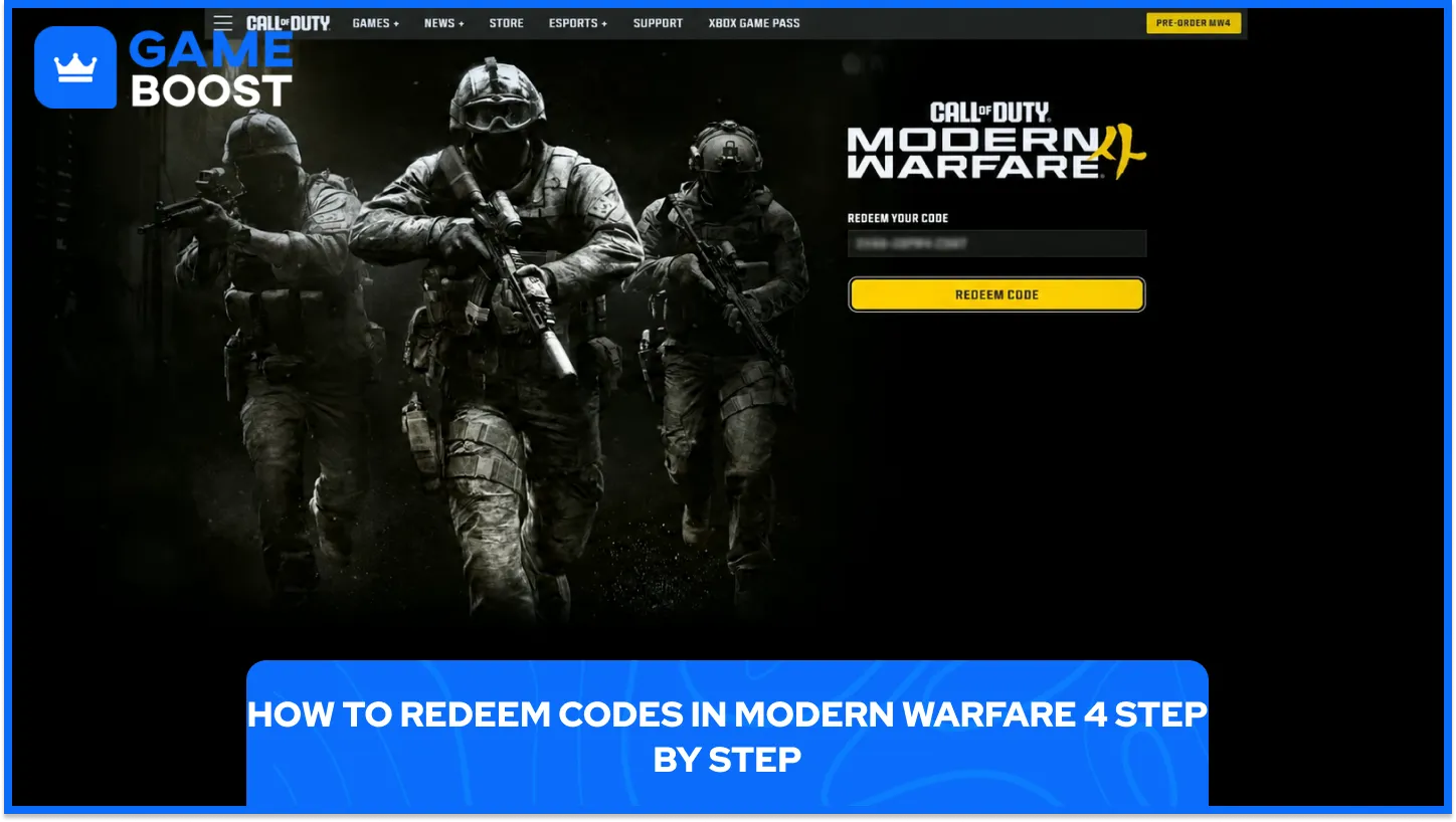 Redeeming Codes in Modern Warfare 4