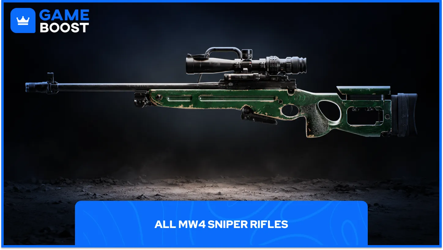 all mw4 sniper rifles
