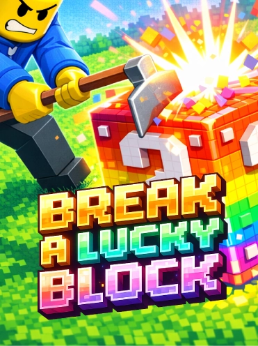 Break a Lucky Block Art