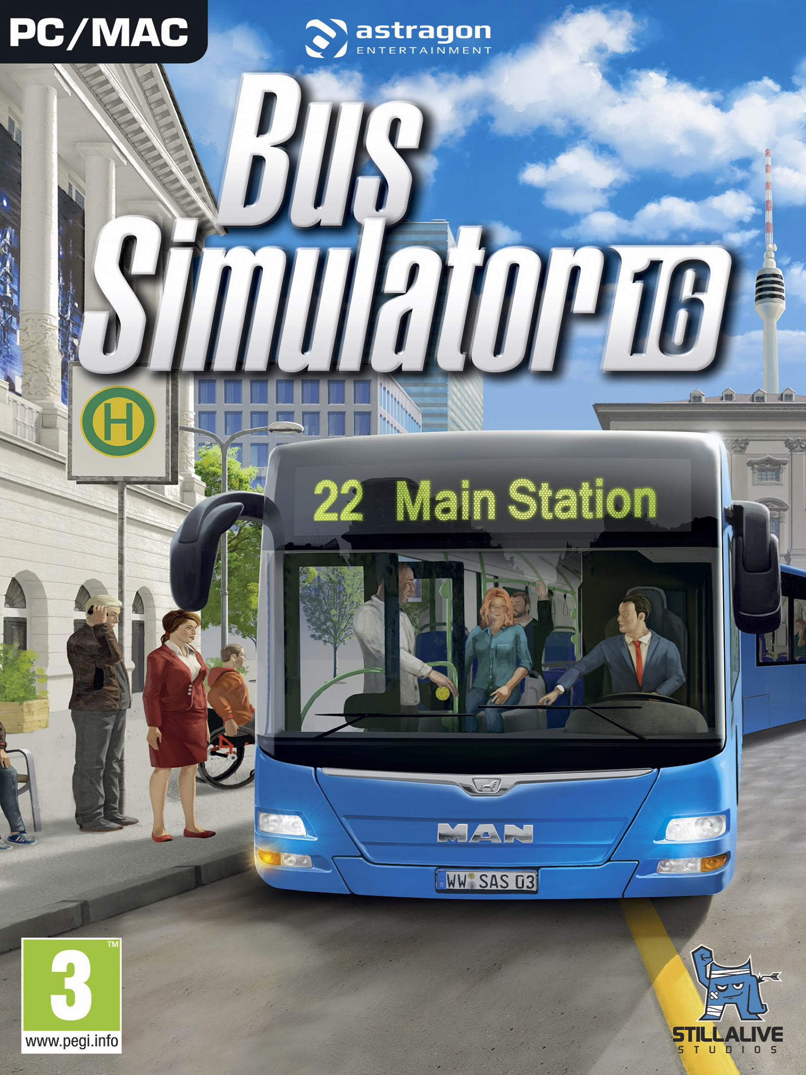 Bus Simulator 16 Steam Key EUROPE