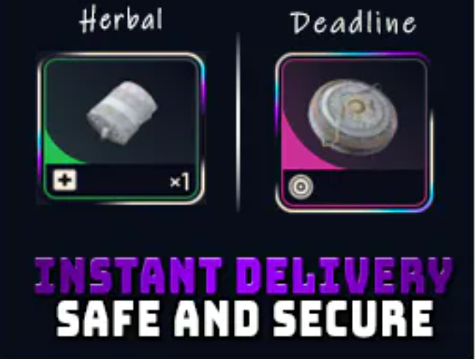 50x Herbal bandage + 15x Deadline