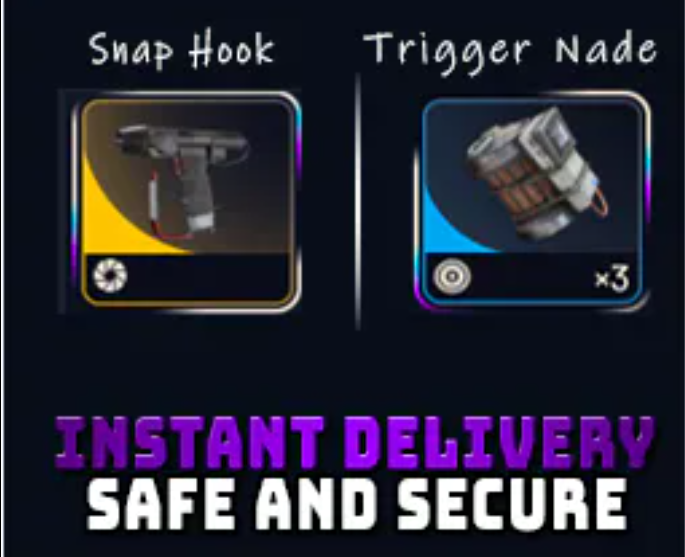 10x Snap Hook + 40x Trigger Nade