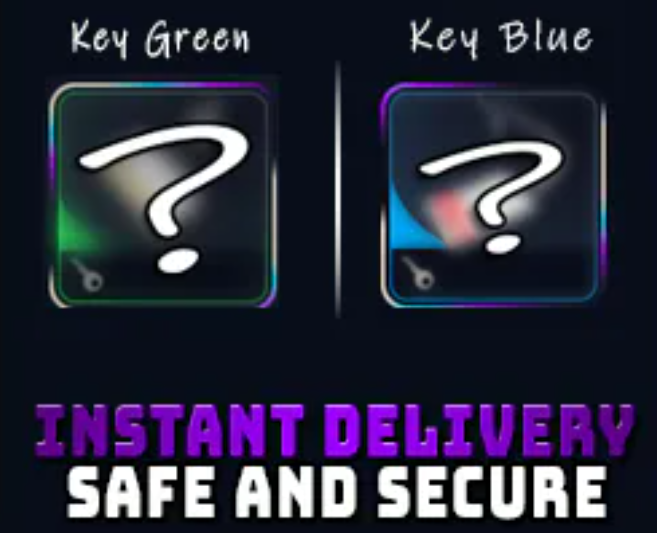 5x Random Green key + 5x Random Blue key