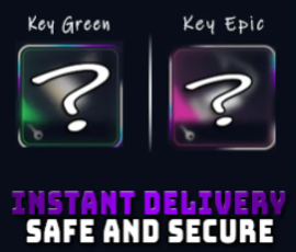 15x Random Green key + 10x Random Epic key