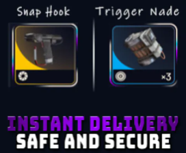 15x Snap Hook + 100x Trigger Nade