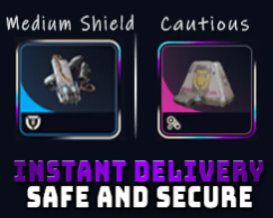 10x Looting Mk3 Cautious + 10x Medium Shield
