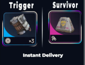 5x Looting Mk3 Survivor + 15x Trigger Nade