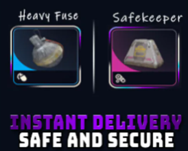 10x Looting Mk3 Safekeeper + 50x Heavy fuse grenade