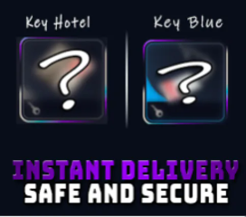 5x Random Hotel key Room + 5x Random Blue key