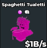 BS6734 Rainbow Spaghetti Tualetti 1B/s