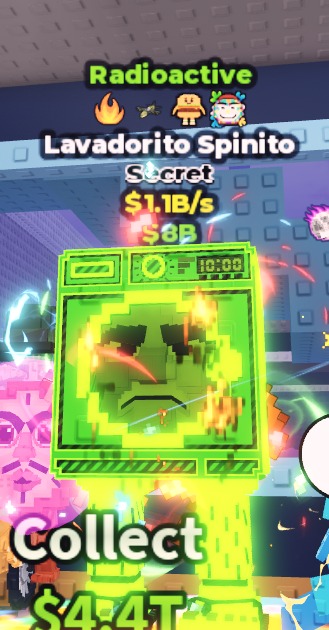 FAST RESPONSE | Radioactive Lavadorito Spinito $1.1B/s ( 4 Traits ) | 1000% SAFE 🔒 #3765