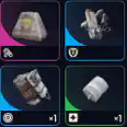 20 Looting MK.3 Survivor Augment 20 Medium shield 60 Trigger Nade 100 Herbal Bandage
