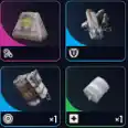 10x Looting MK.3 Survivor Augment 10 Medium shield 30x Trigger Nade 50x Herbal Bandage