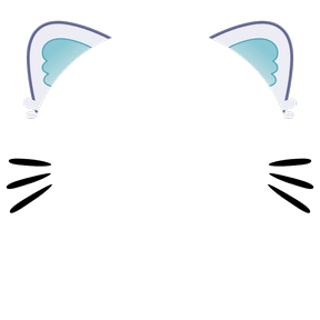 Cat Ears (Blue) avatar decoration | 🔥Cheap Decoration $4.99
