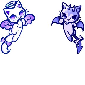 Mischievous Kitties (Blue) avatar decoration | 🔥Cheap Decoration $4.99