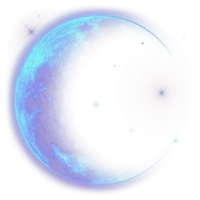 Moon (Blue) avatar decoration | 🔥Cheap Decoration $4.99