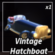 VINTAGE HATCHBOAT / VINTAGE HATCH BOAT - FISCH