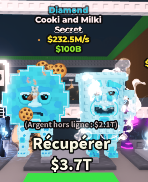 Cooki and Milki DIAMOND • 232.5 m/s