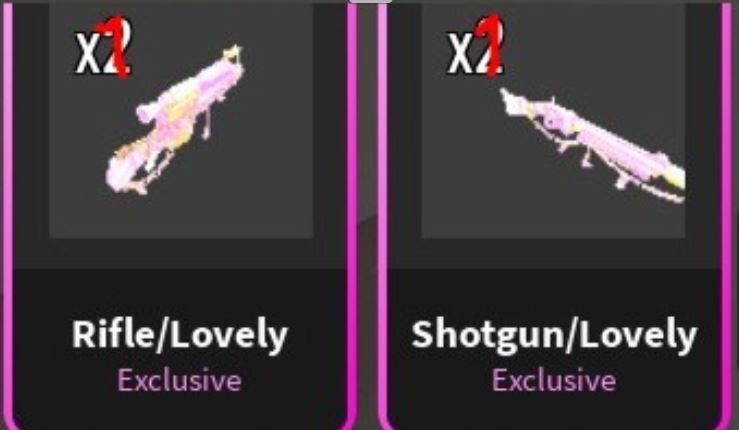 LOVELY RIFLE + SHOTGUN 🌀