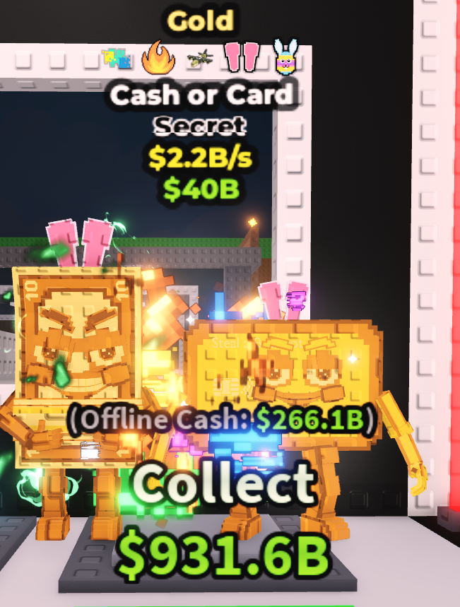 Gold Cash or Card 2.2B