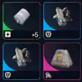 Bundle: 5 Looting Mk. 3 Augment (SURVIVOR) -5 Medium Shield - 25 Herbal Bandage