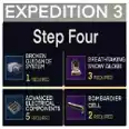 Expedition 3 Step Four [4] All Materials, Items (1 Broken Guidance System - 3 Breathtaking Snow Globe - 5 Advanced Electrical Components - 2 Bombardier Cell)