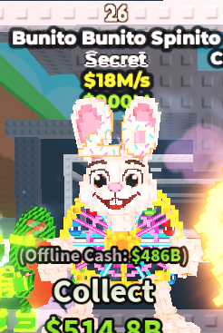 ✨18M/s ✨ Bunito Bunito Spinito - 1 Trait Secret | Steal A Brainrot ⚡ FAST DELIVERY⚡