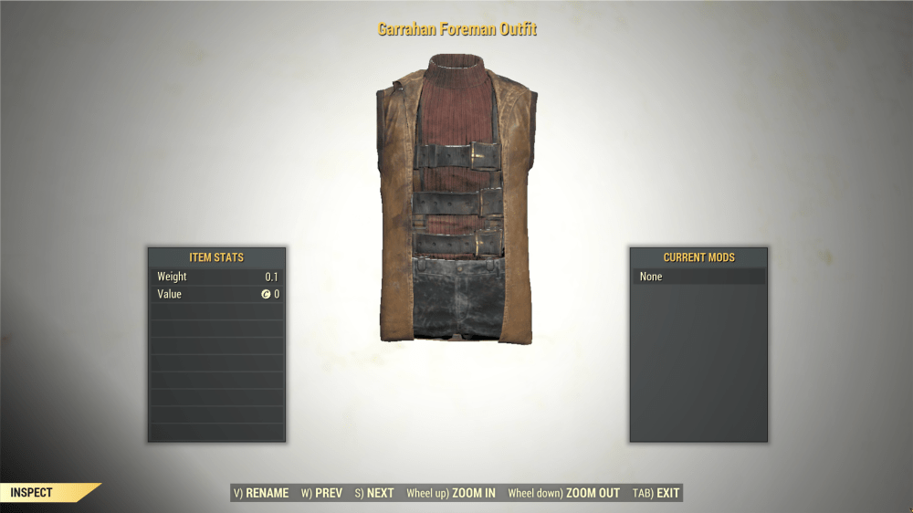 [ PC] Garrahan Foreman Outfit (instant delivery)