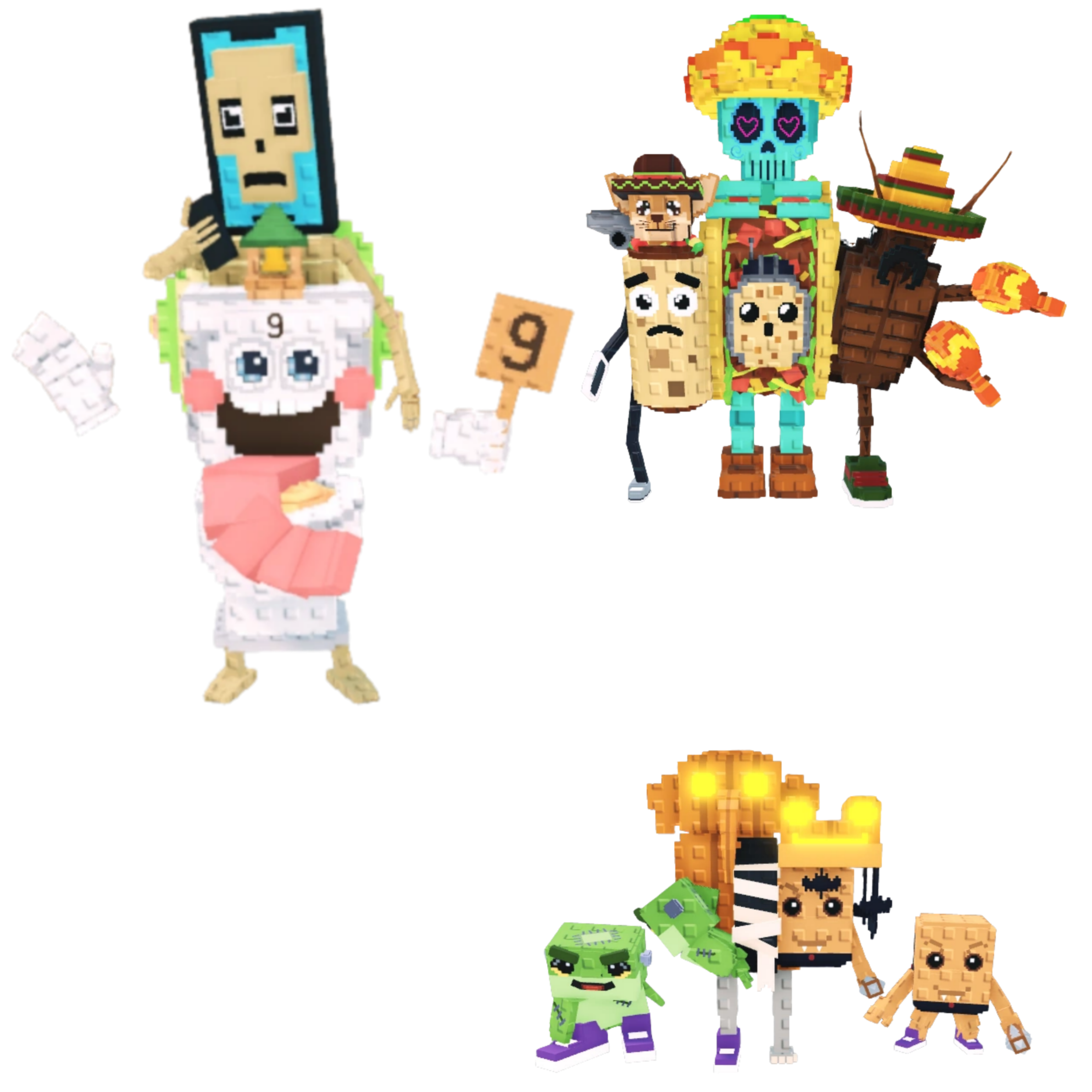 [BUNDLE] - ⛄ 1x La Secret Combinasion ⛄ 1x La Taco Combinasionas ⛄ 1x Los Spooky Combinasionas