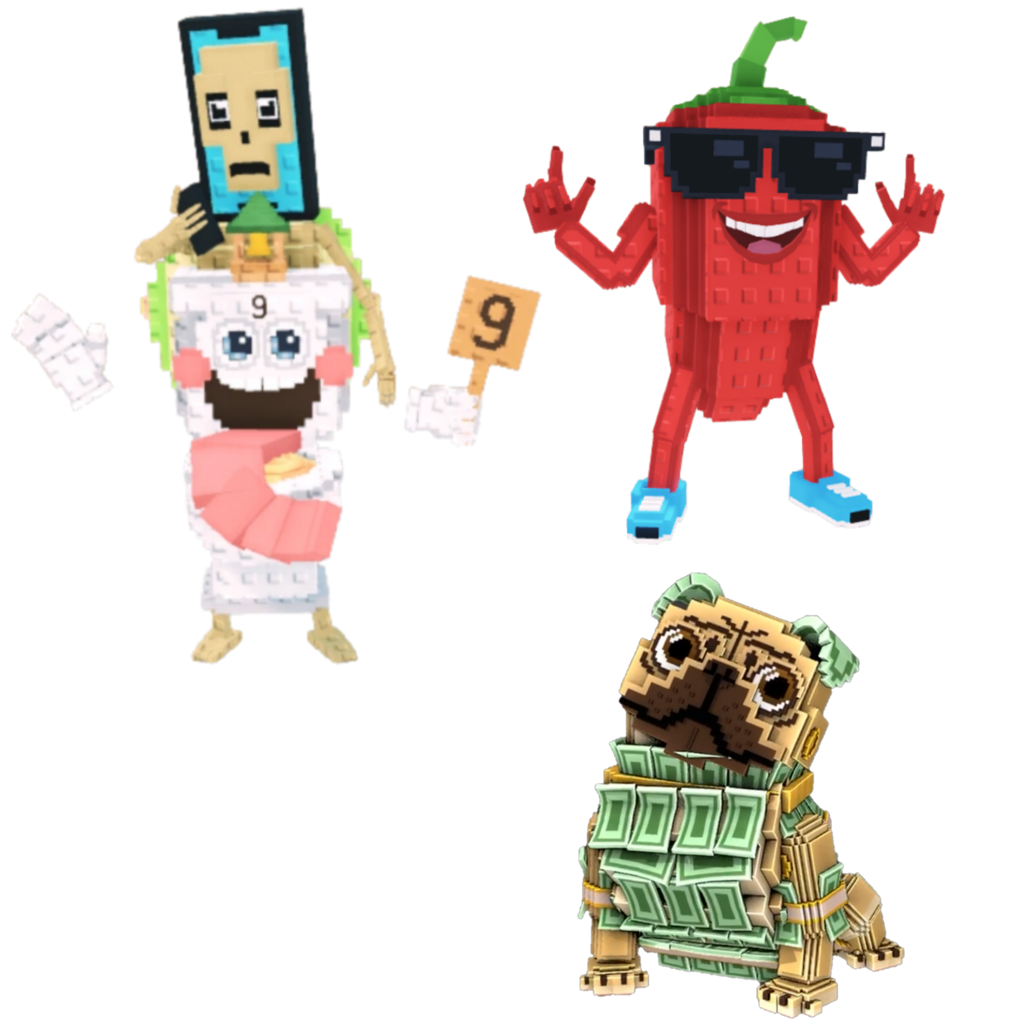 [BUNDLE] - 💧 1x La Secret Combinasion 💧 1x Chillin Chil 💧 1x Money Money Puggy