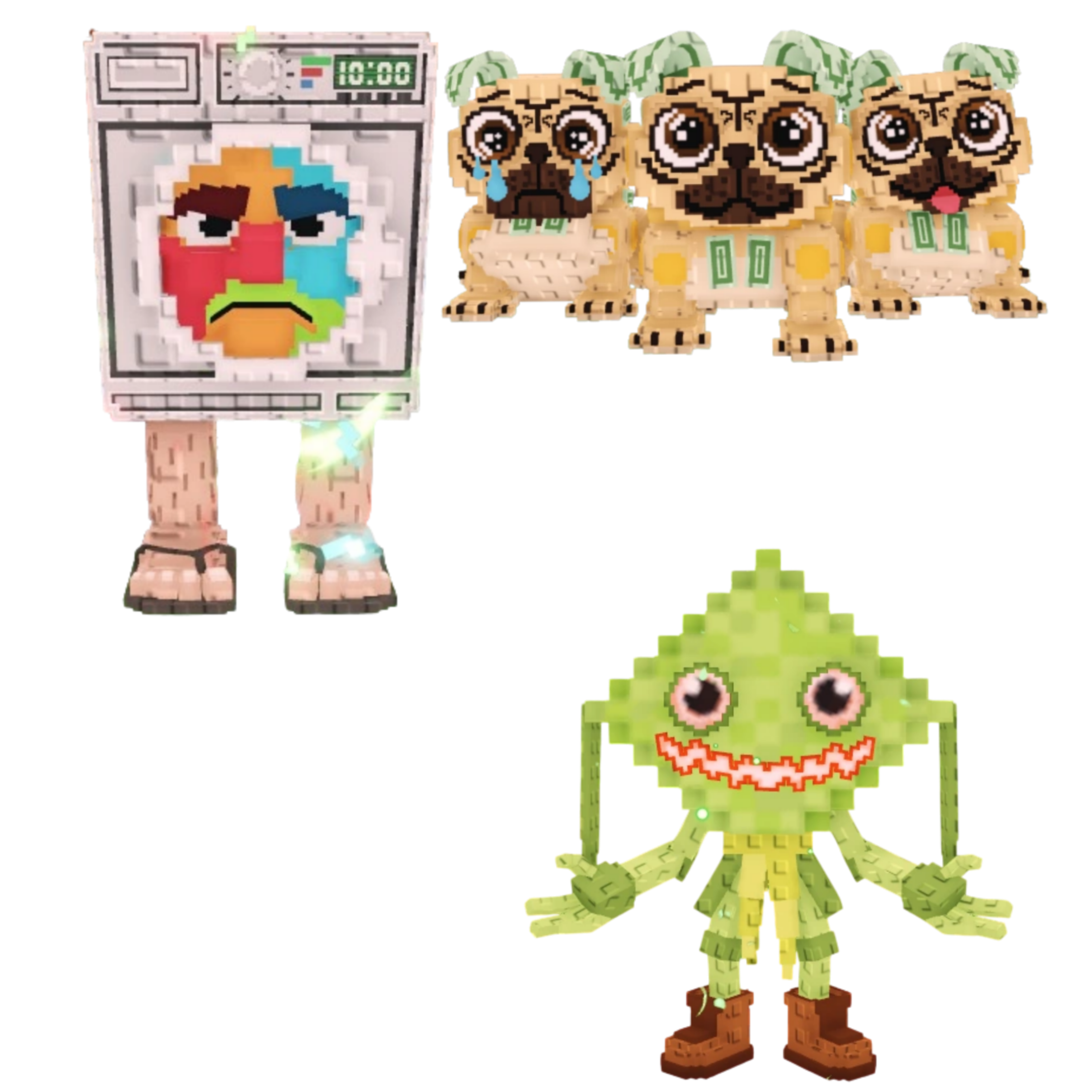 [BUNDLE] - 🐗 1x Lavadorito Spinito 🐗 1x Ketupat Kepat 🐗 1x Los Puggies