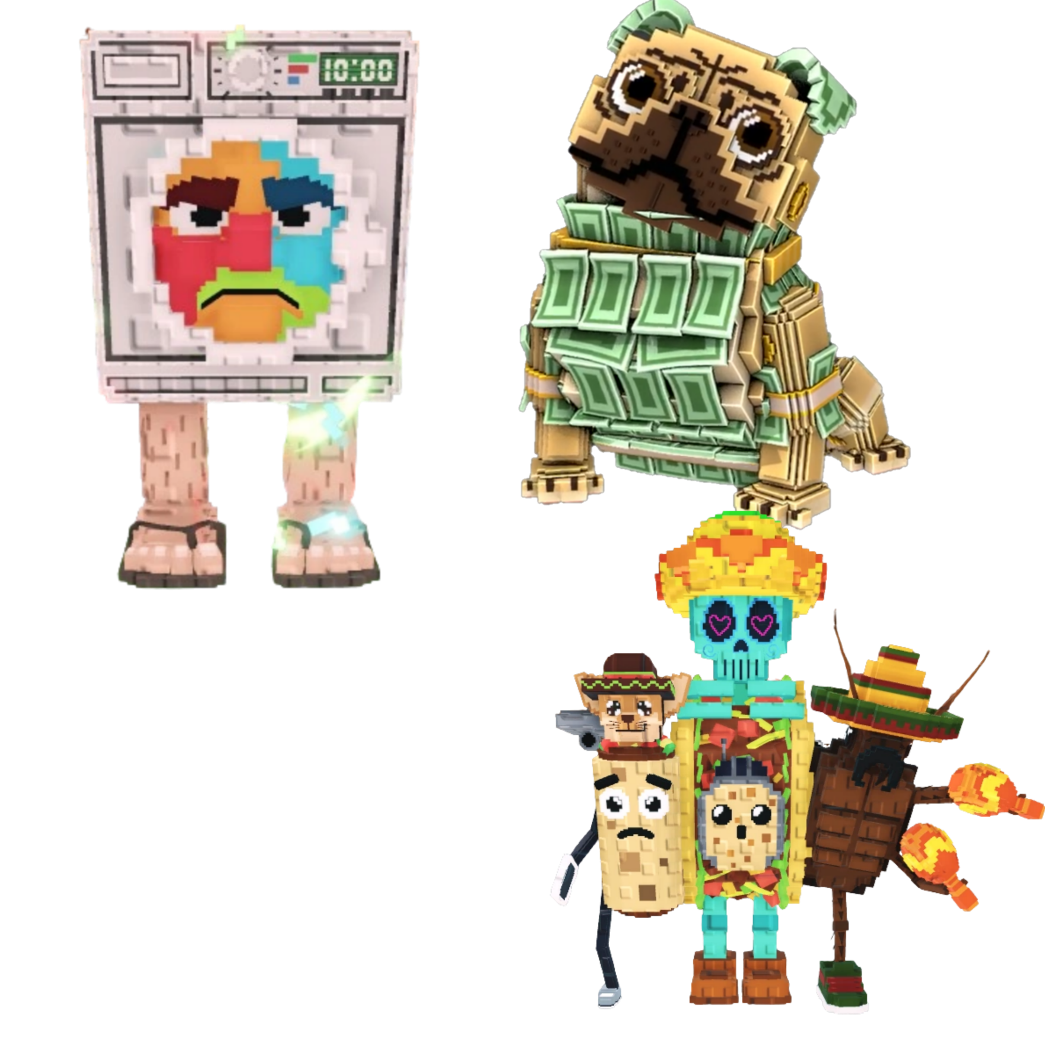 [BUNDLE] - 🦏 1x Lavadorito Spinito 🦏 1x La Taco Combinasion 🦏 1x Money Money Puggy