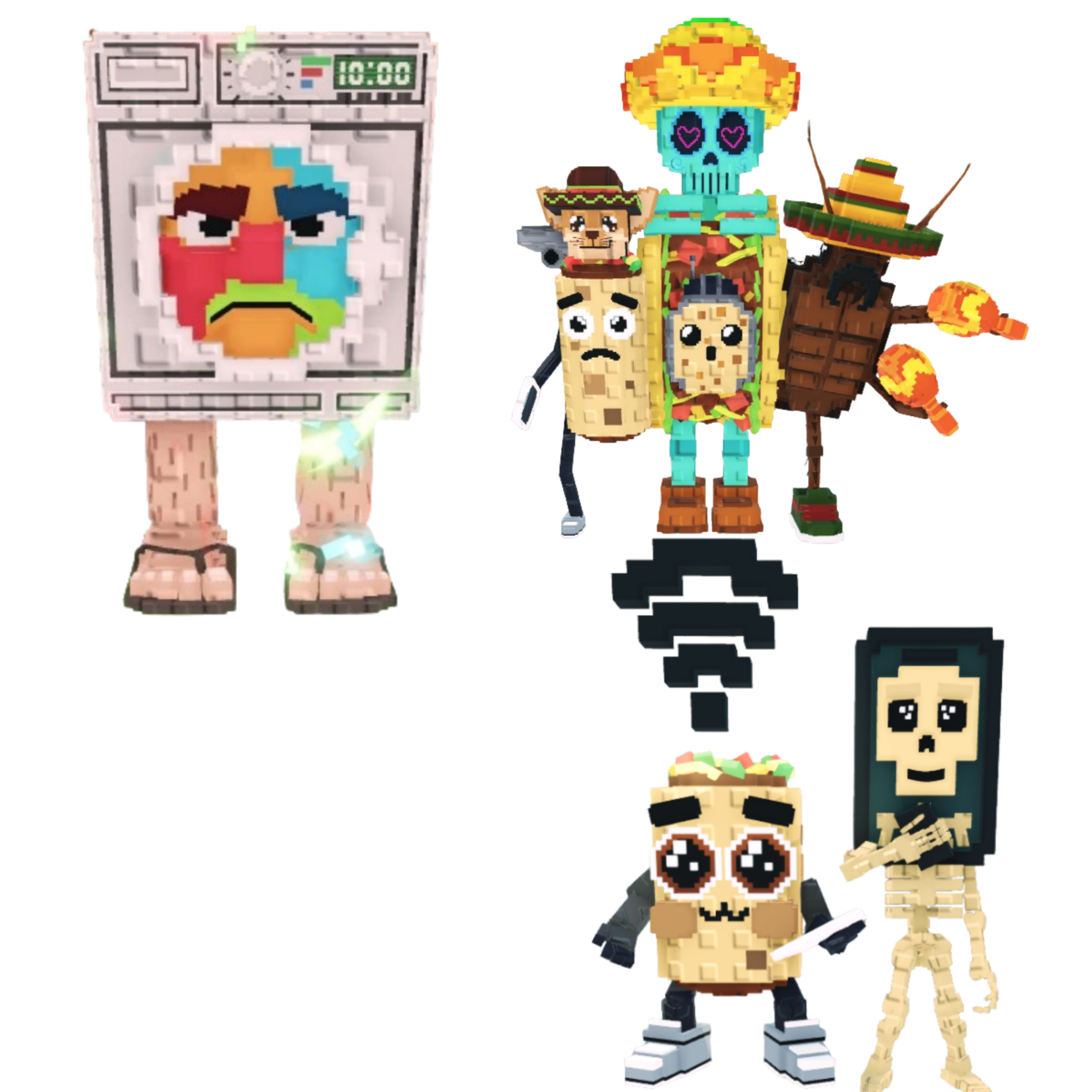 [BUNDLE] - 🦔 1x Lavadorito Spinito 🦔 1x La Taco Combinasion 🦔 1x Los Mobilis