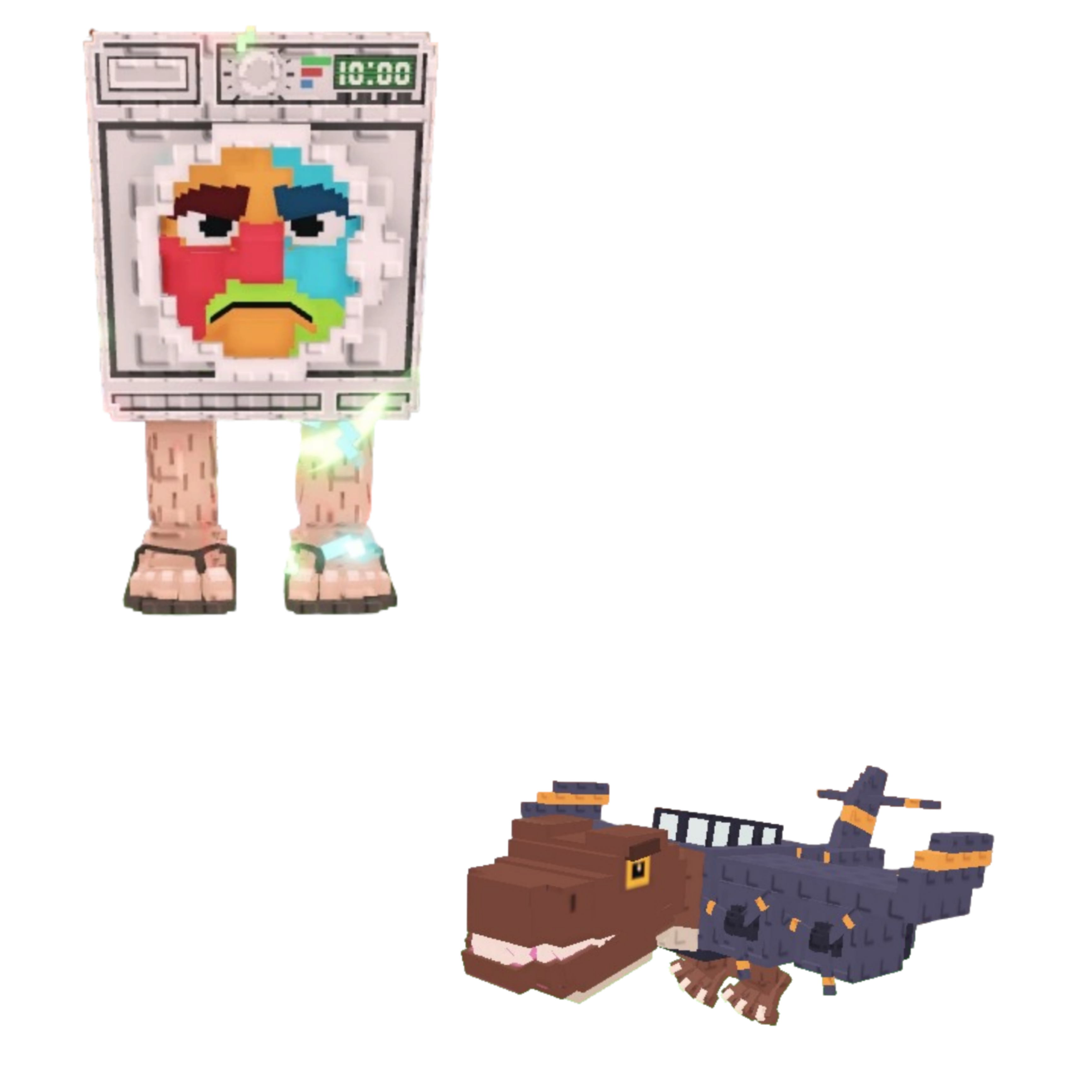 [BUNDLE] - 🦡 1x Lavadorito Spinito 🦡 1x Nuclearo Dinossauro