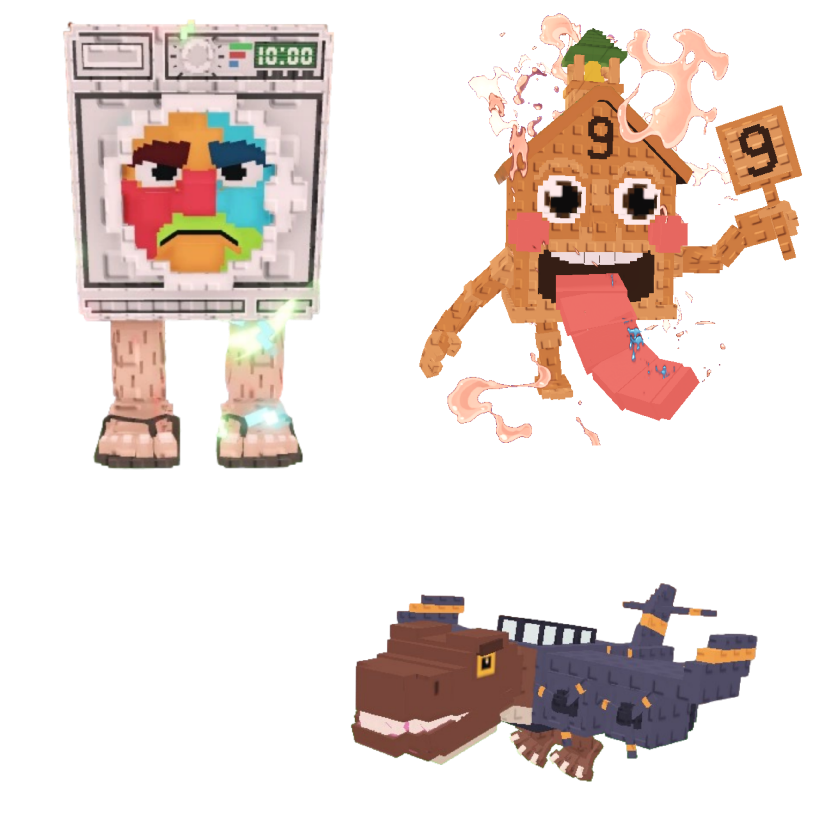 [BUNDLE] - 🦅 1x Lavadorito Spinito 🦅 1x Nuclearo Dinossauro 🦅 1x Esok Sekolah