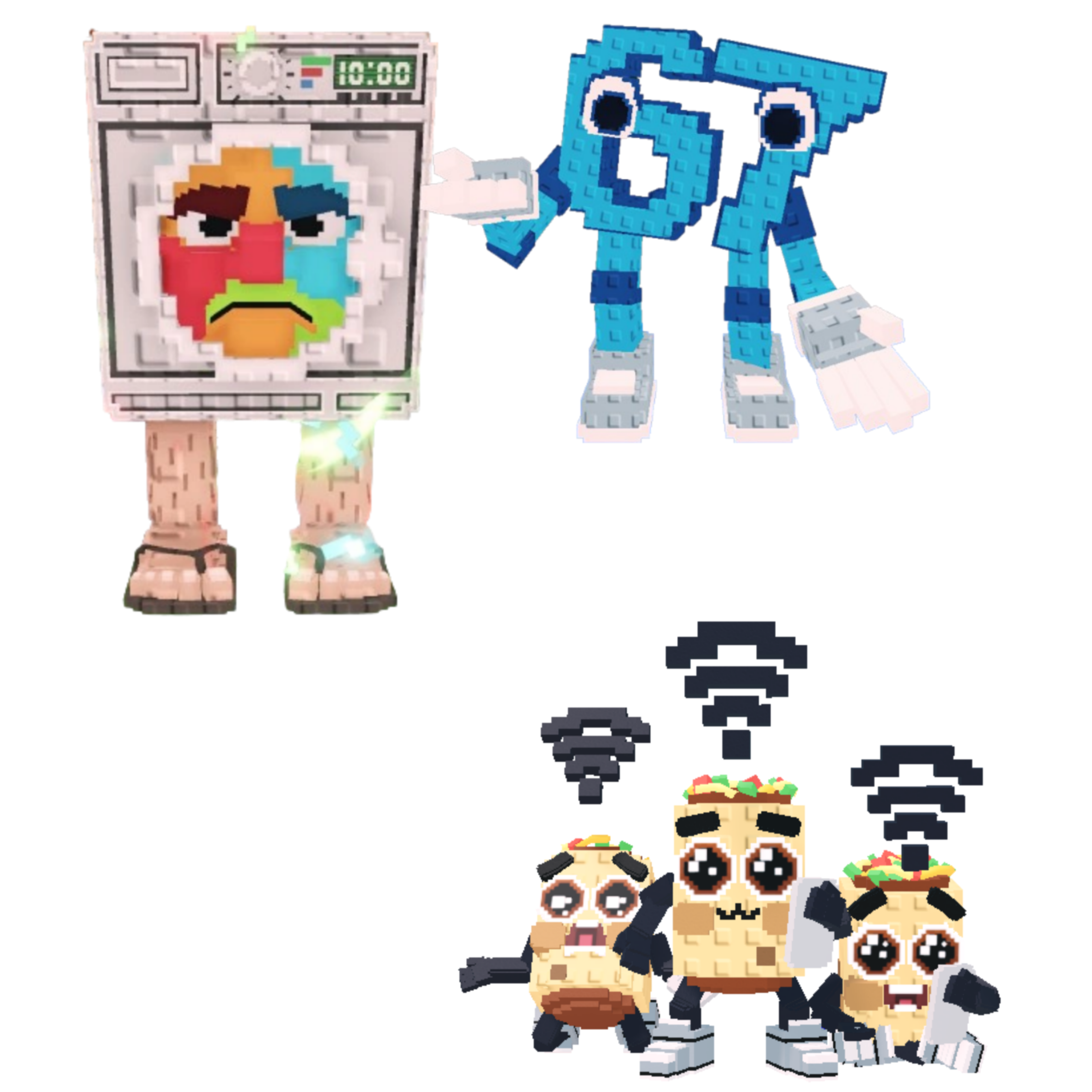 [BUNDLE] - 🦜 1x Lavadorito Spinito 🦜 1x 67 (Six Seven) 🦜 1x Los Nooo My Hotspotsitos