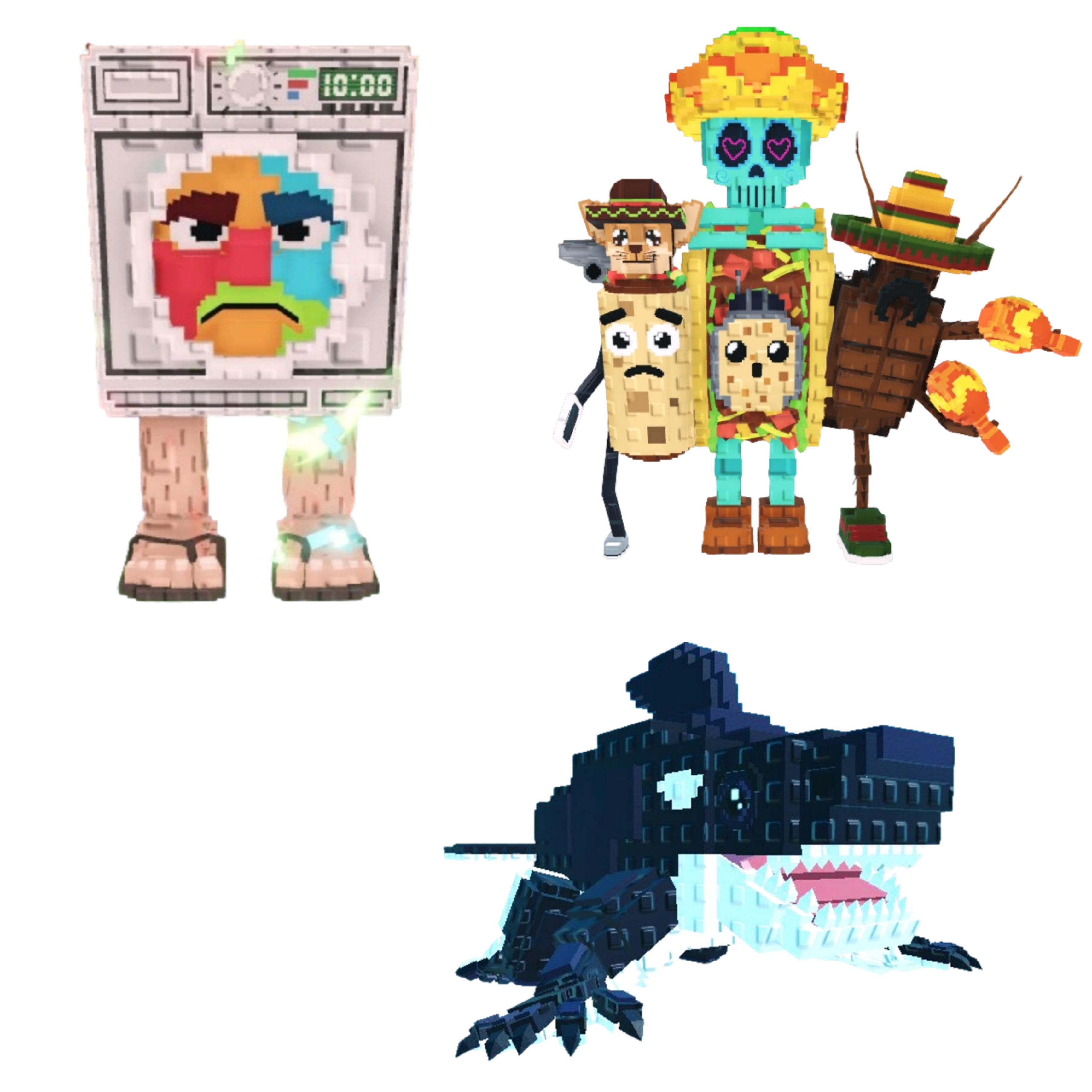 [BUNDLE] - 🐠 1x Lavadorito Spinito 🐠 1x La Taco Combinasion 🐠 1x Orcaledon