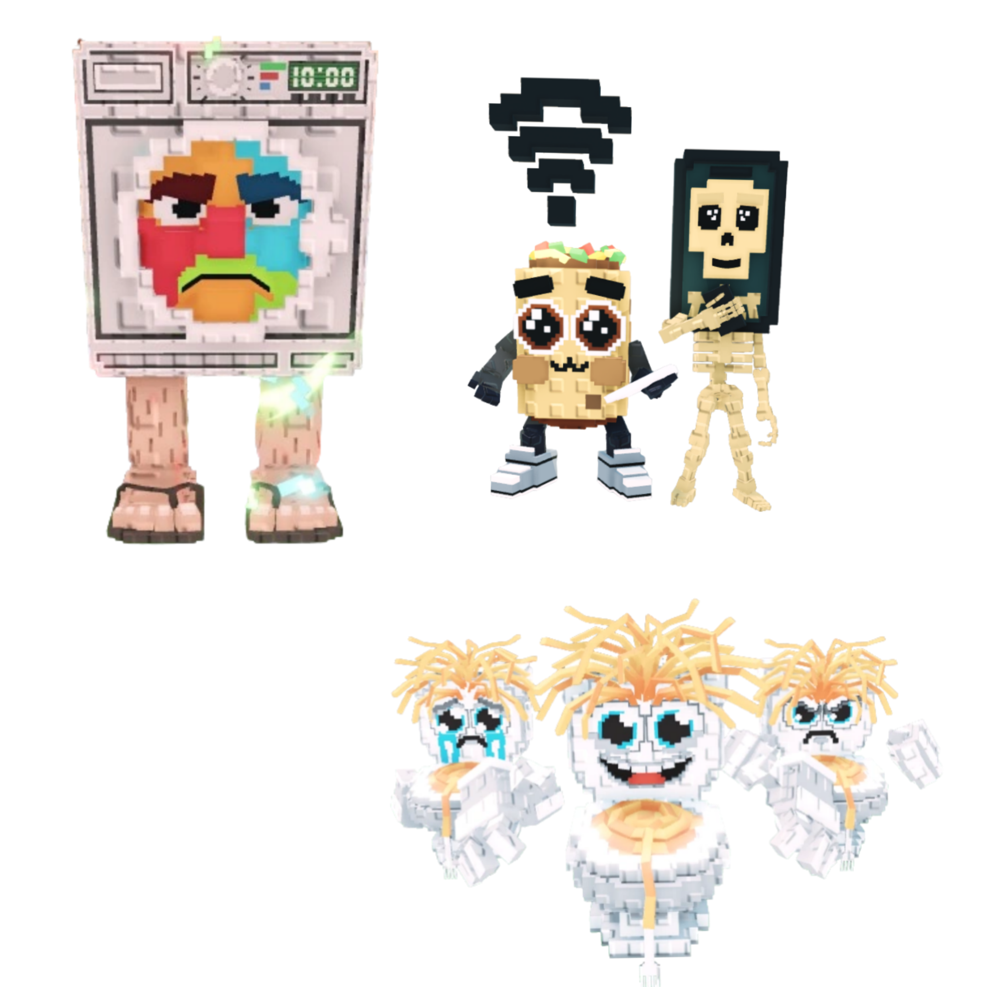 [BUNDLE] - 🐞 1x Lavadorito Spinito 🐞 1x Los Spaghettis 🐞 1x Los Mobilis