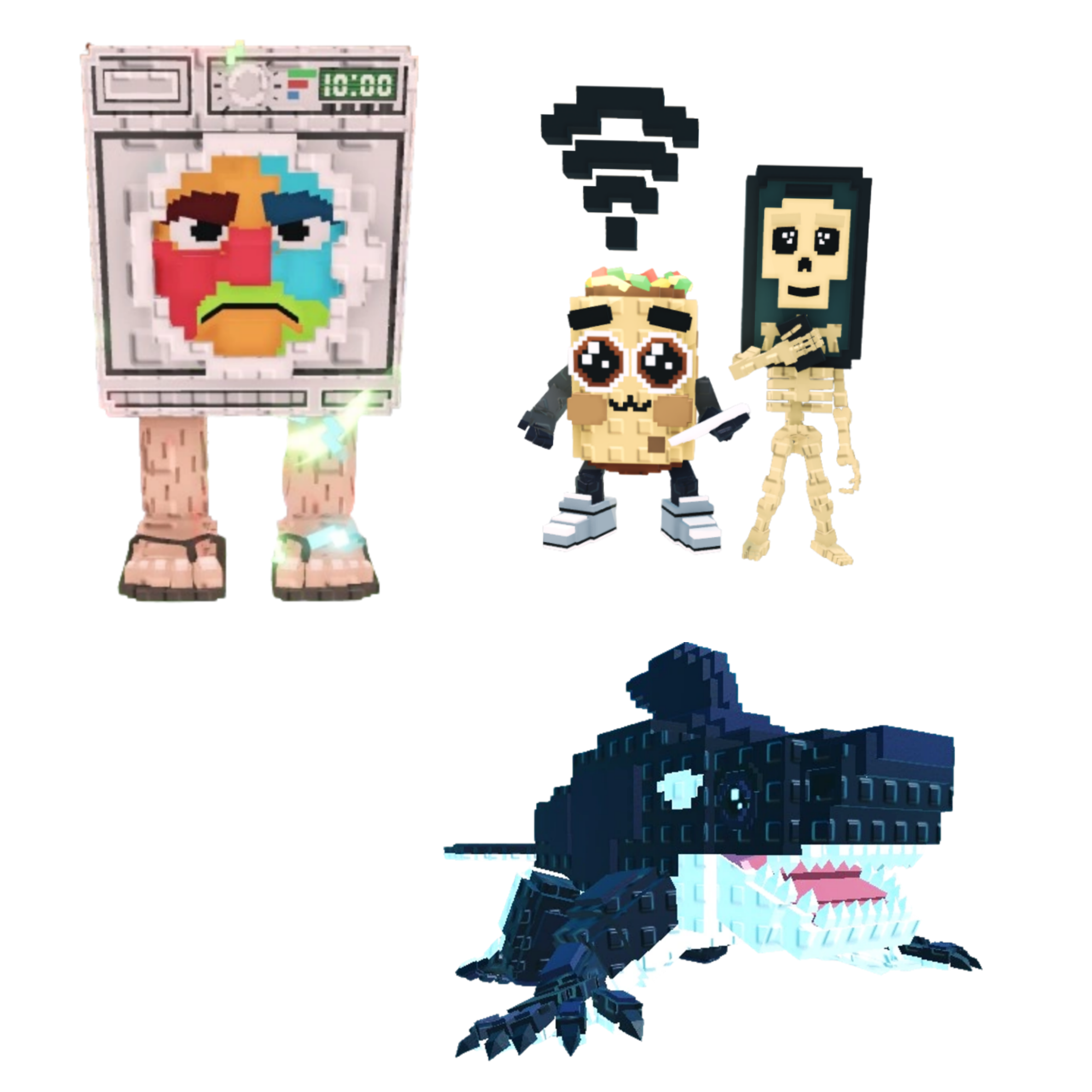 [BUNDLE] - 🦗 1x Lavadorito Spinito 🦗 1x Orcaledon 🦗 1x Los Mobilis