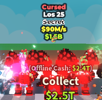 ✨ 90M/s 🔴 Cursed Los 25 Secret | Steal A Brainrot ⚡ FAST DELIVERY⚡