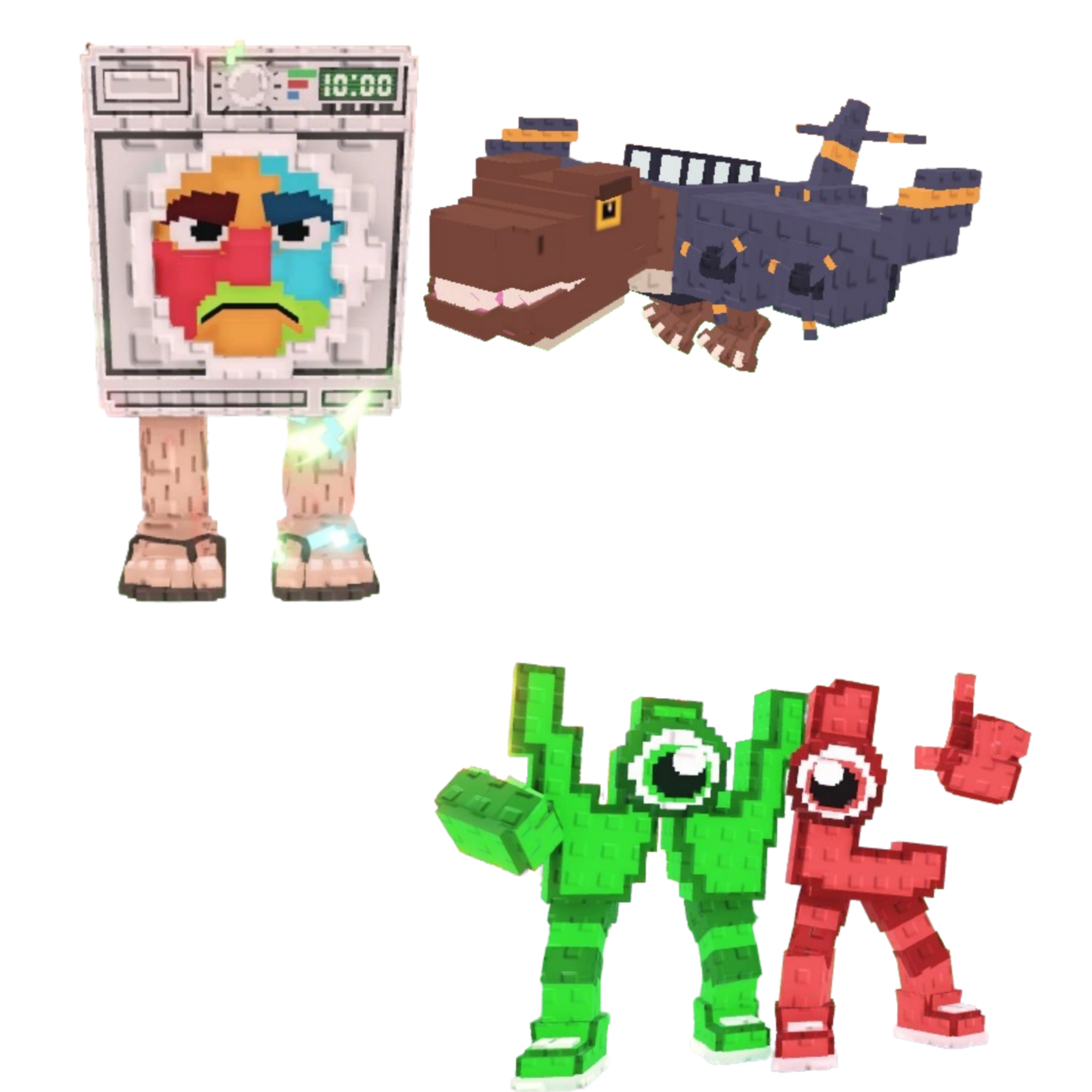 [BUNDLE] - 🌻 1x Lavadorito Spinito 🌻 1x W or L (WorL) 🌻 1x Nuclearo Dinossauro