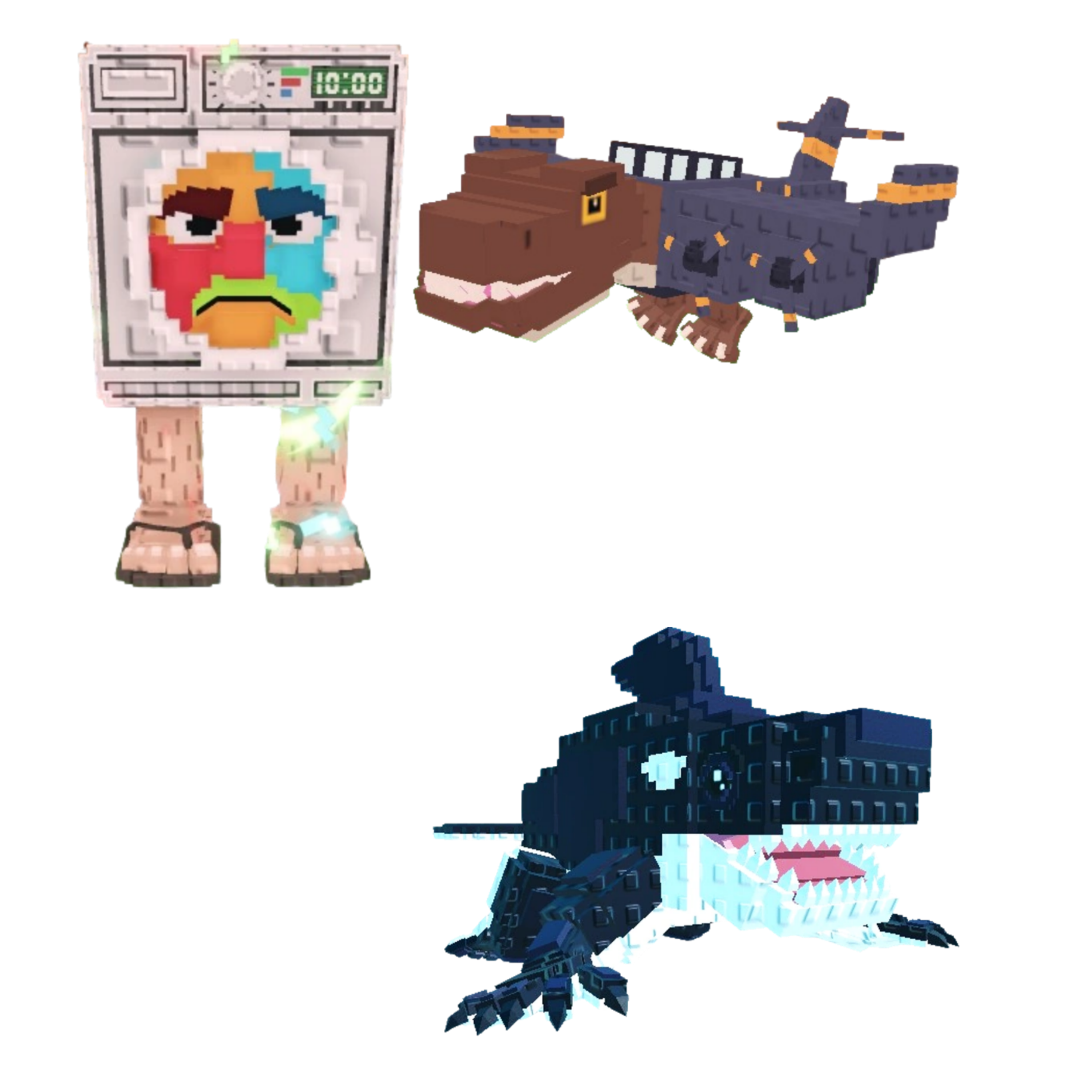[BUNDLE] - 🌼 1x Lavadorito Spinito 🌼 1x Orcaledon 🌼 1x Nuclearo Dinossauro